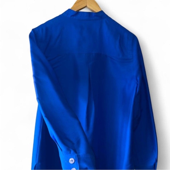 BOLD COBALT BLUE VINTAGE 90s SILK 3-PIECE SET - Picture 6 of 13